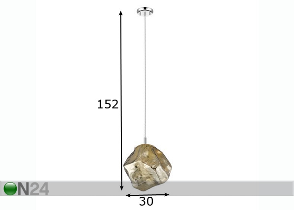 Подвесной светильник Rock Bronze 1A размеры