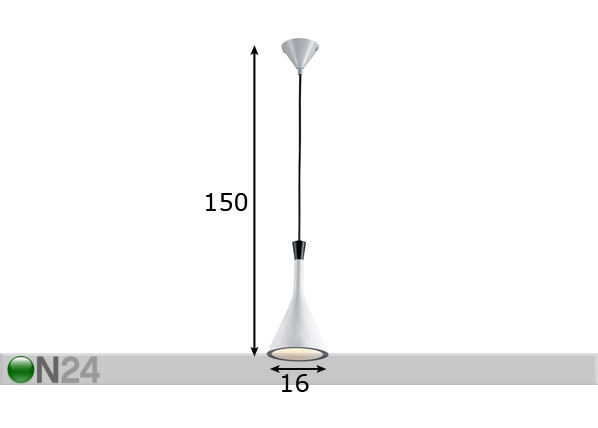 Подвесной светильник Roddik размеры