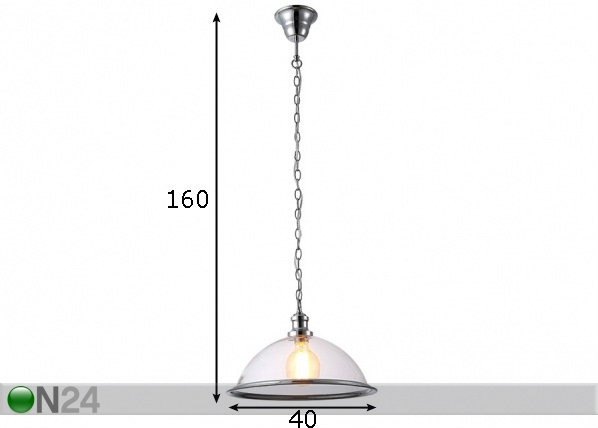Подвесной светильник Rosendal размеры