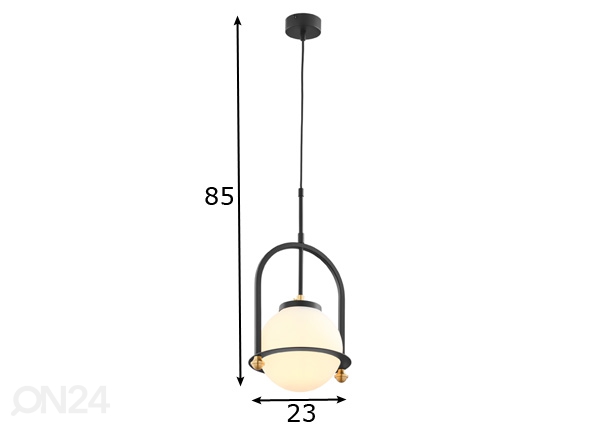 Подвесной светильник Rosso размеры
