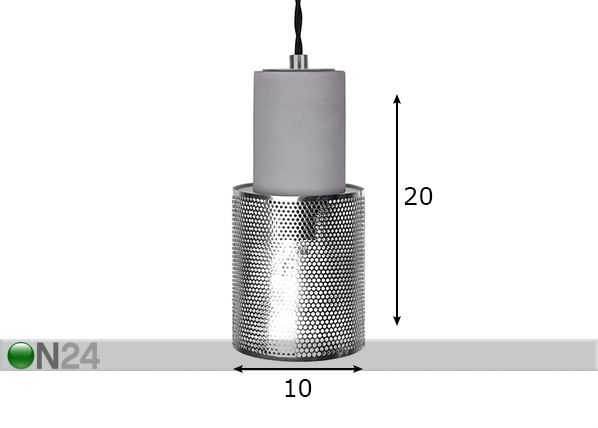 Подвесной светильник Rumble размеры