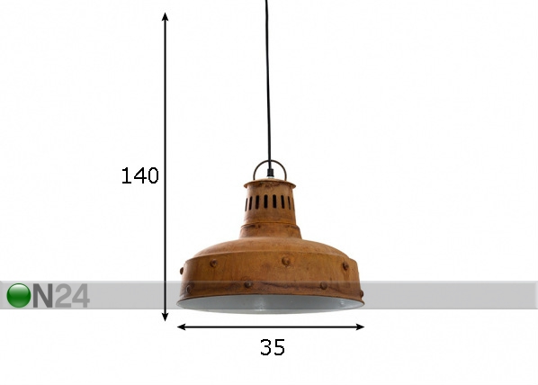 Подвесной светильник Rusty размеры