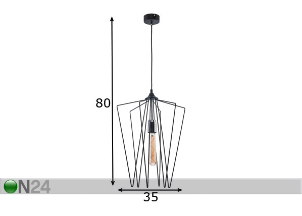 Подвесной светильник Sao Ø 35 см размеры