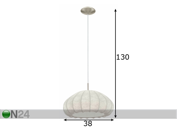 Подвесной светильник Sedilo Cocoon размеры