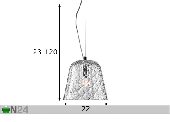 Подвесной светильник Sole размеры