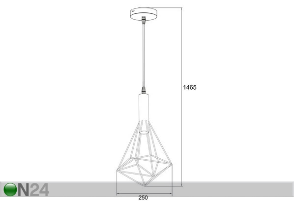 Подвесной светильник Stag размеры