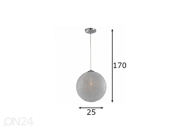 Подвесной светильник Sweet Ø25 cm размеры