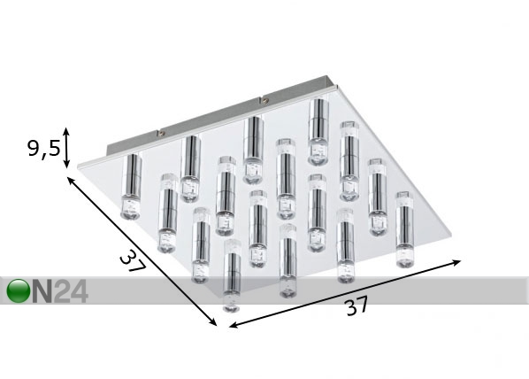 Подвесной светильник Teocelo LED размеры