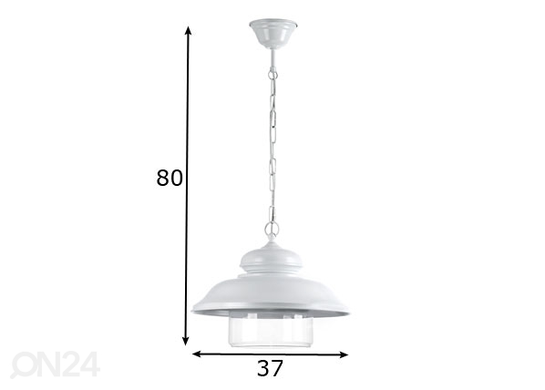 Подвесной светильник Tora BT Ø 37 см размеры