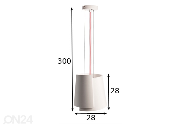 Подвесной светильник Twister II размеры