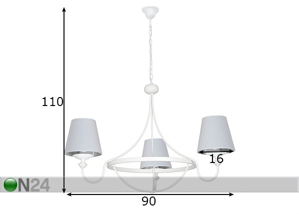 Подвесной светильник Vidro размеры