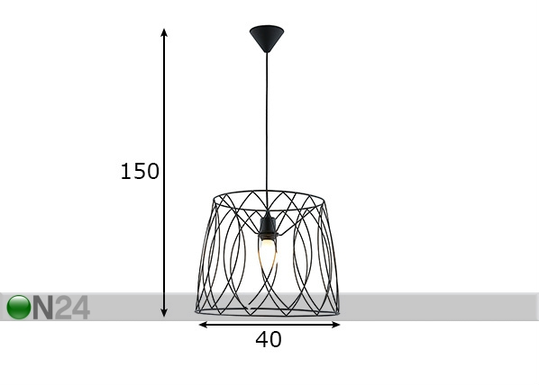 Подвесной светильник Wire размеры