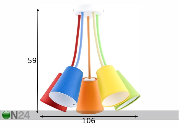 Подвесной светильник Wire Color размеры
