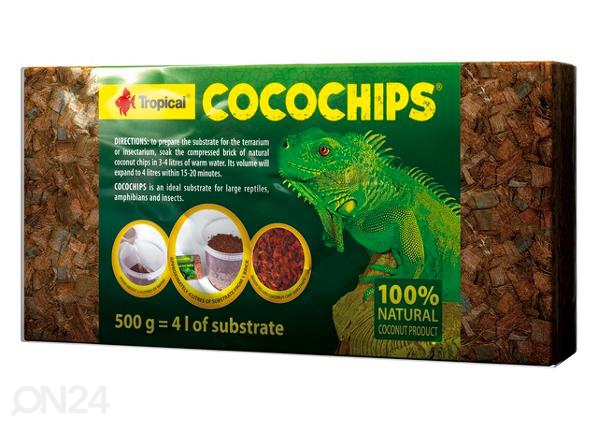 Подстилка для рептилий cocochips, 500 г