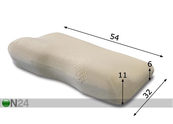 Подушка Tempur Millennium medium 54x32 см размеры