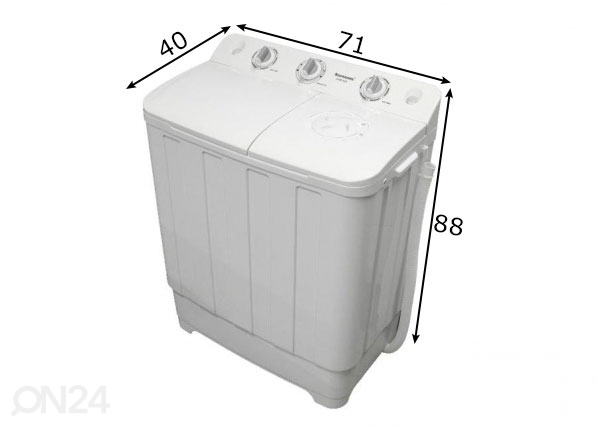 Полуавтоматическая стиральная машина Ravanson размеры