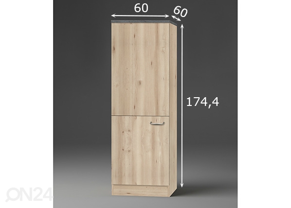 Полувысокий кухонный шкаф Elba 60 cm размеры