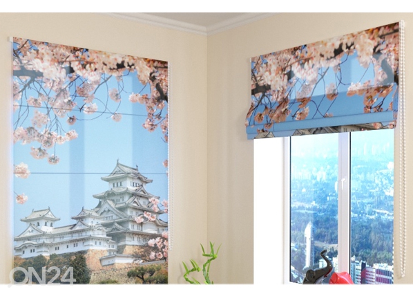Полупрозрачная римская штора Japan 60x60 cm