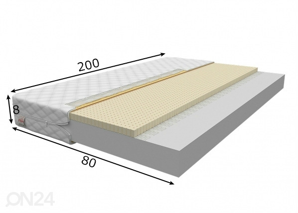 Поролоновый матрас 80x200 cm размеры