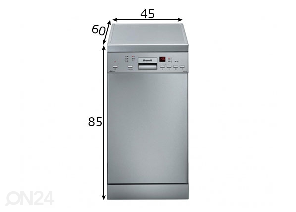 Посудомоечная машина Brandt размеры