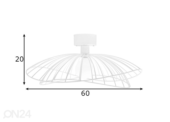 Потолочно-настенный светильник Ray размеры