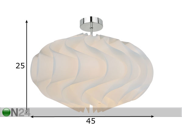 Потолочный светильник Aggeo Ø45 см размеры