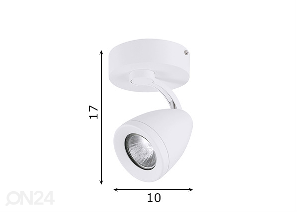 Потолочный светильник Albico 1 размеры