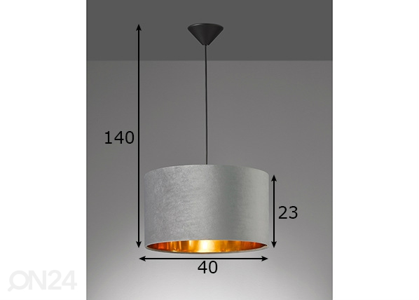 Потолочный светильник Aura размеры