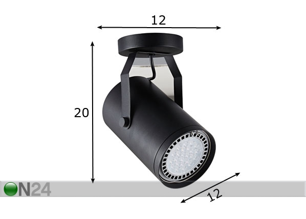 Потолочный светильник Box CL размеры