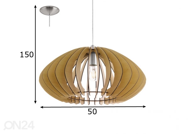 Потолочный светильник Cossano 2 размеры