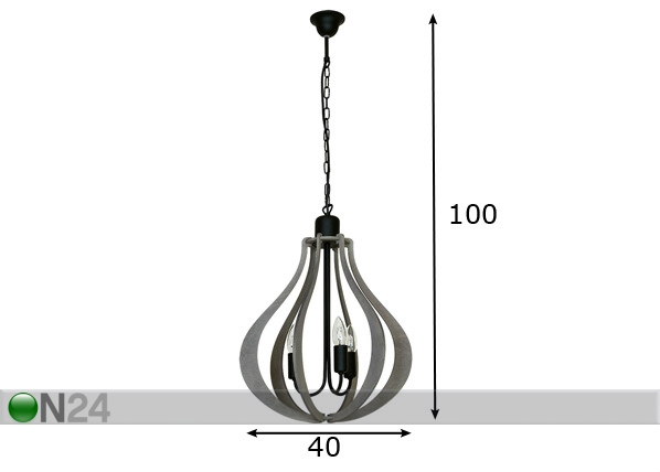 Потолочный светильник Jura размеры