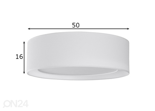 Потолочный светильник Milo Ø50 cm размеры