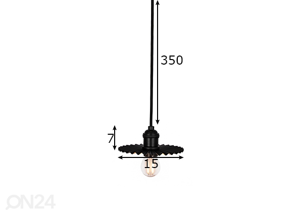 Потолочный светильник Omega размеры