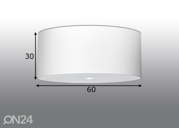 Потолочный светильник Otto 60 cm, белый размеры