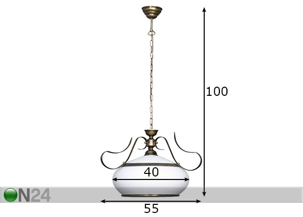 Потолочный светильник Patyna VIII размеры