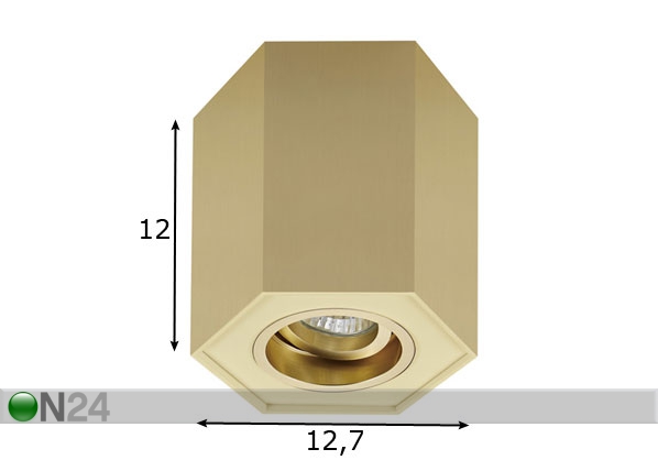 Потолочный светильник Polygon Gold размеры