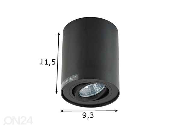 Потолочный светильник Quadro размеры