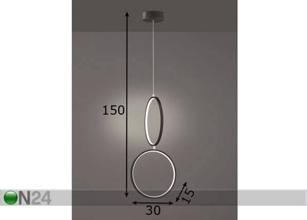 Потолочный светильник Rondo размеры