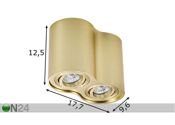 Потолочный светильник Rondoo Gold 2 размеры