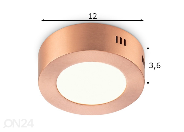 Потолочный светильник Ska Ø 12 cm размеры