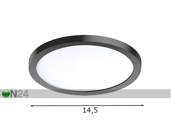 Потолочный светильник Slim round 15 (3000K) размеры