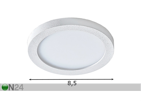 Потолочный светильник Slim round 9 (3000K) размеры