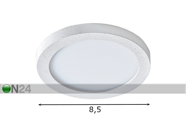 Потолочный светильник Slim round 9 (4000K) размеры