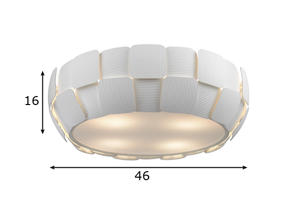 Потолочный светильник Sole Ø46 cm размеры