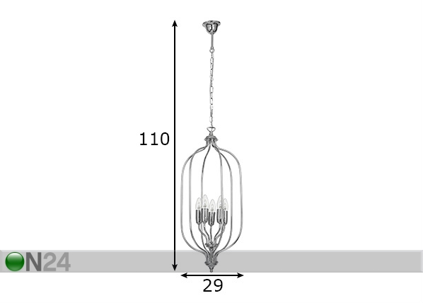 Потолочный светильник Tifra размеры