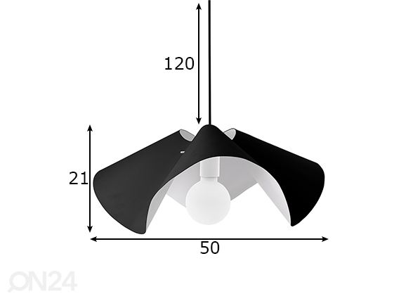 Потолочный светильник Volang размеры