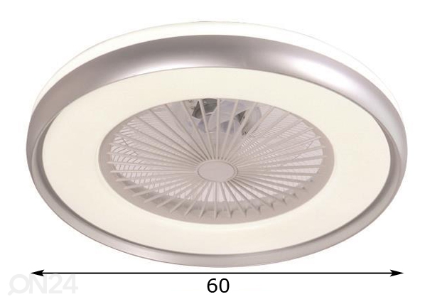 Потолочный светильник с вентилятором Dia: 60cm 35W размеры