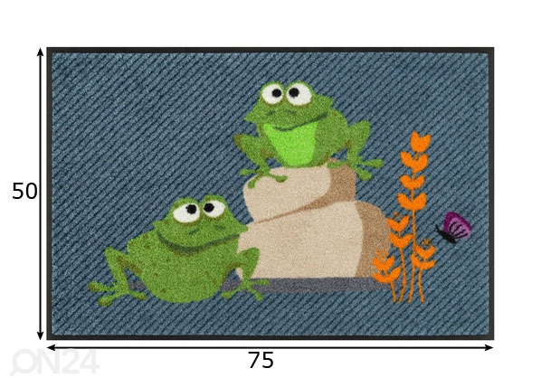 Придверный коврик Frösche Egon & Edith 50x75 см размеры