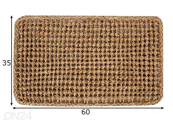 Придверный коврик Nature 35x60 см размеры