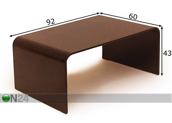 Придиванный столик Bend2 размеры